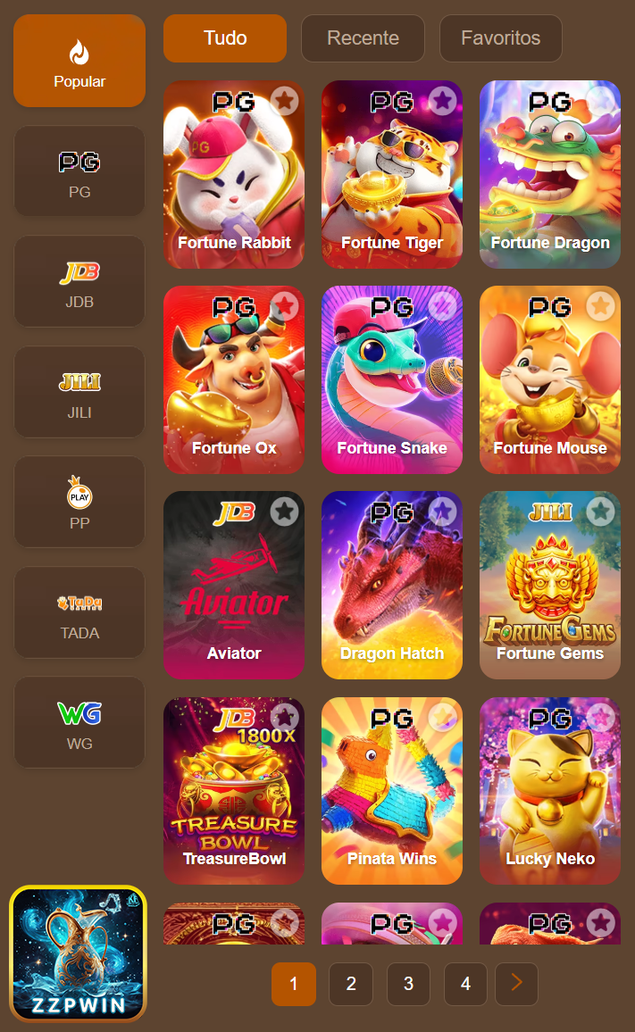 Jogos zzpwin.com